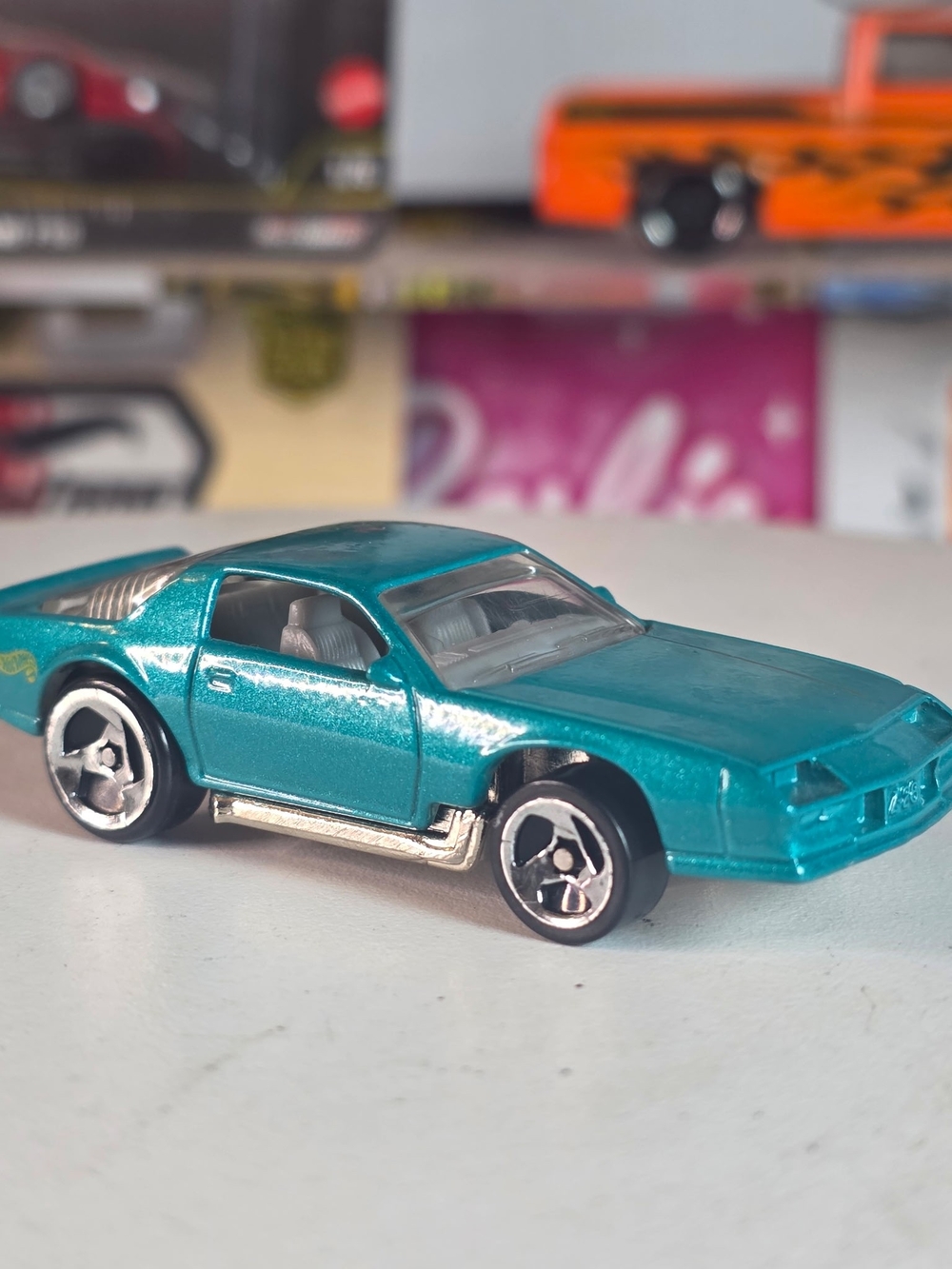 1998 Hot Wheels 1983 Chevrolet Camaro Z28 Aqua Blue 3SP 1/64